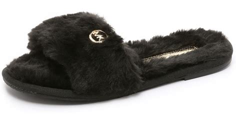 michael michael kors womens slippers|mickael kors sliders ladies.